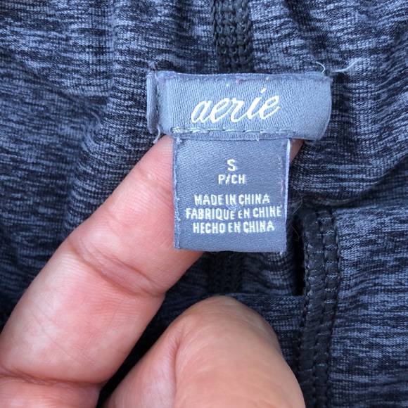 AERIE brushed Jogger Pants w/ fold over waistband - Picture 2 of 5